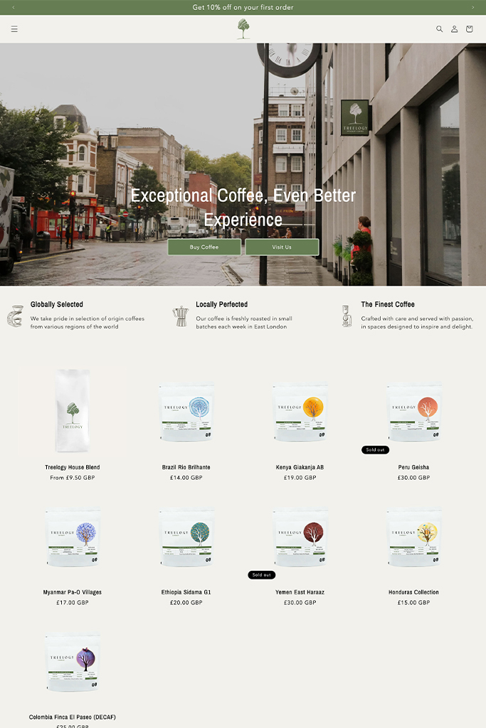 Treelogy Coffee Project