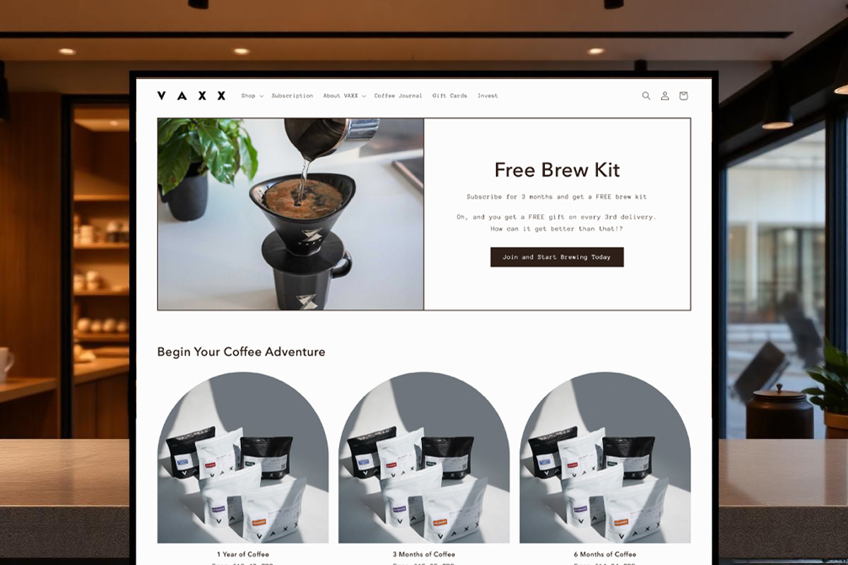 Vaxx Coffee Project